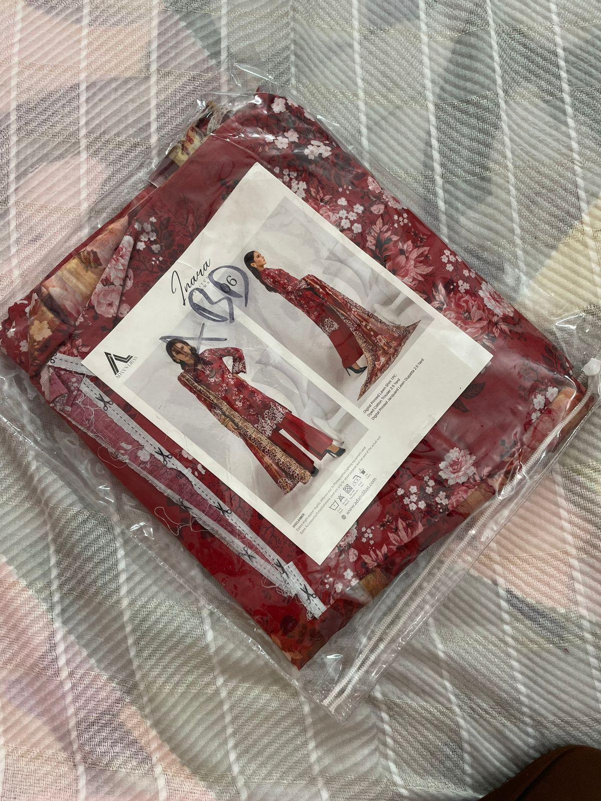 Innara Unstitched Lawn Collection by Adan's Libas (5665) - Pashtun Collections