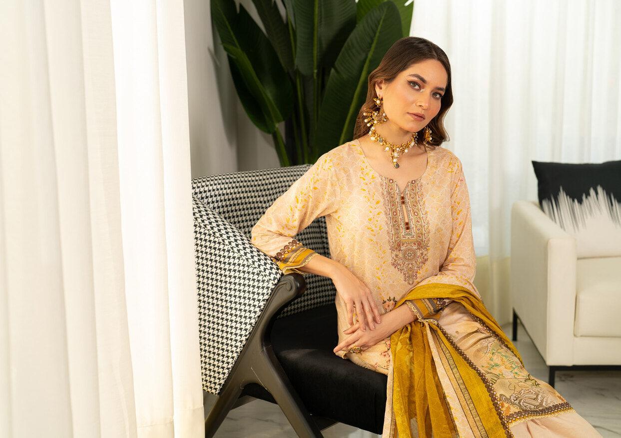 Salina Printed Lawn - Vol. 8(2024) - FP3 - Pashtun Collections