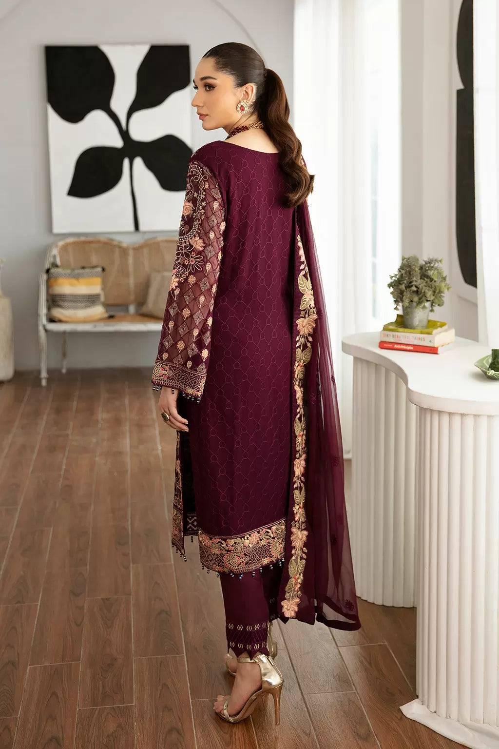 Ramsha Rangoon Chiffon Volume 11 (D-1104) - Pashtun Collections