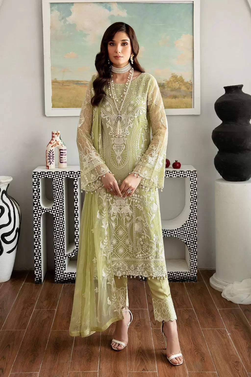 Ramsha Rangoon Chiffon Volume 11 (D-1105) - Pashtun Collections