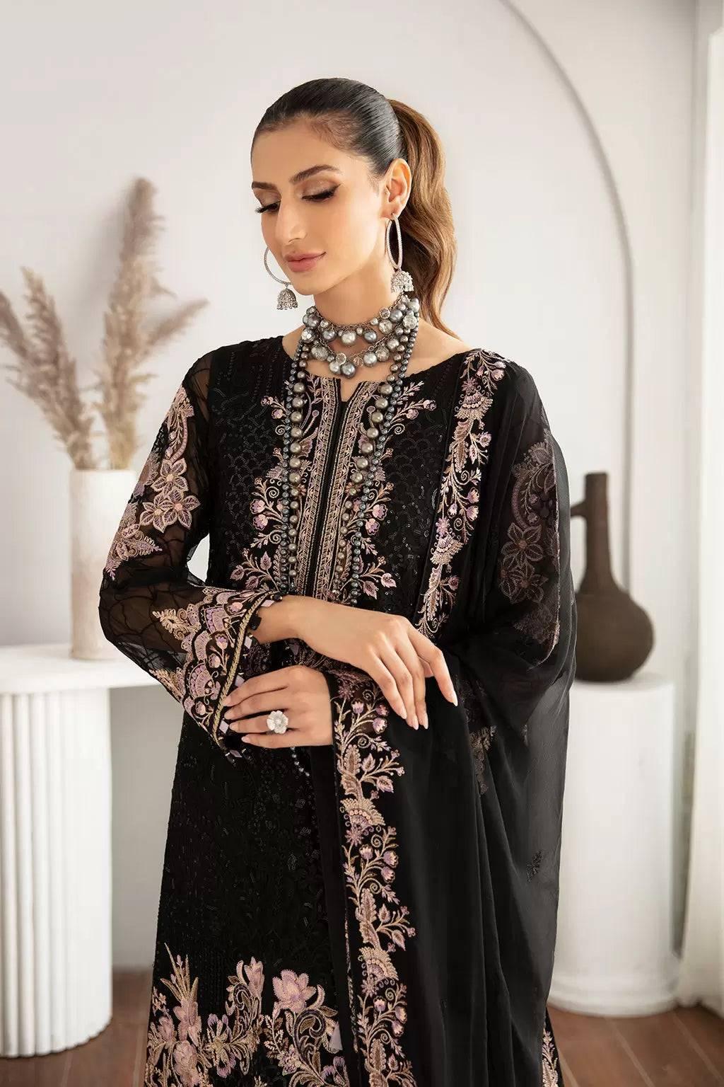 Ramsha Rangoon Chiffon Volume 11 (D-1106) - Pashtun Collections