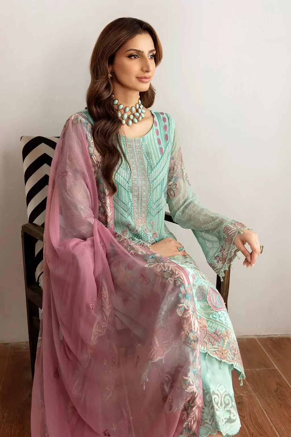 Ramsha Rangoon Chiffon Volume 11 (D-1107) - Pashtun Collections