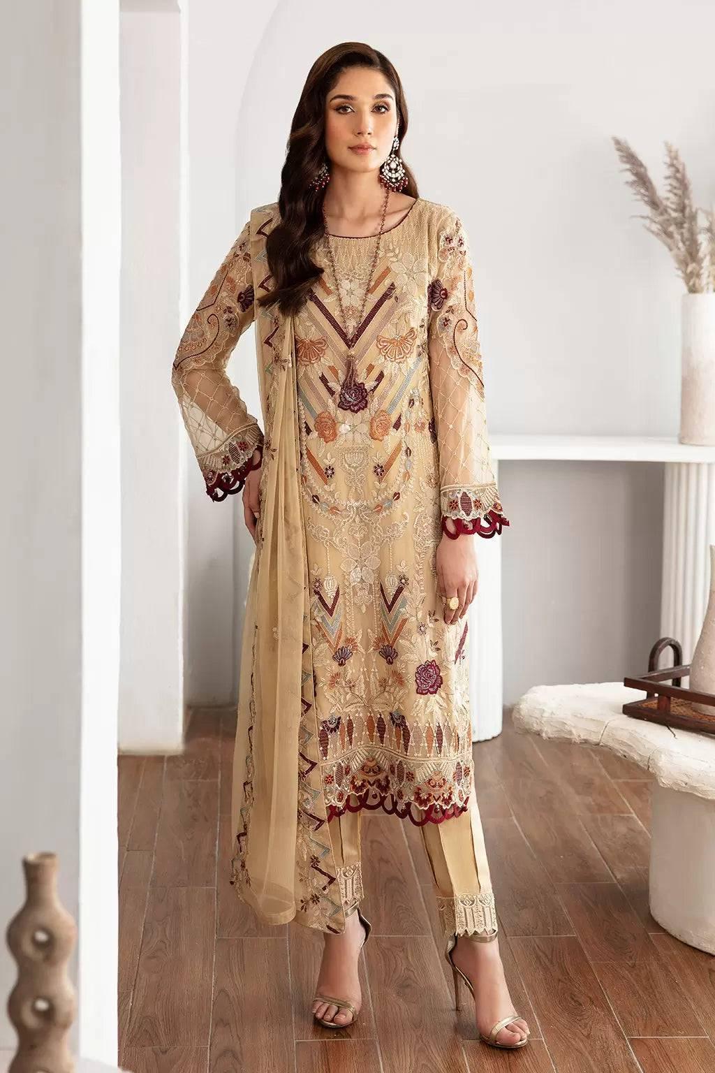 Ramsha Rangoon Chiffon Volume 11 (D-1108) - Pashtun Collections