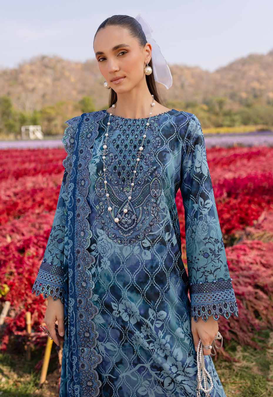 Pashtun Collections | NUREH Bloom '25 Lawn | BL-03