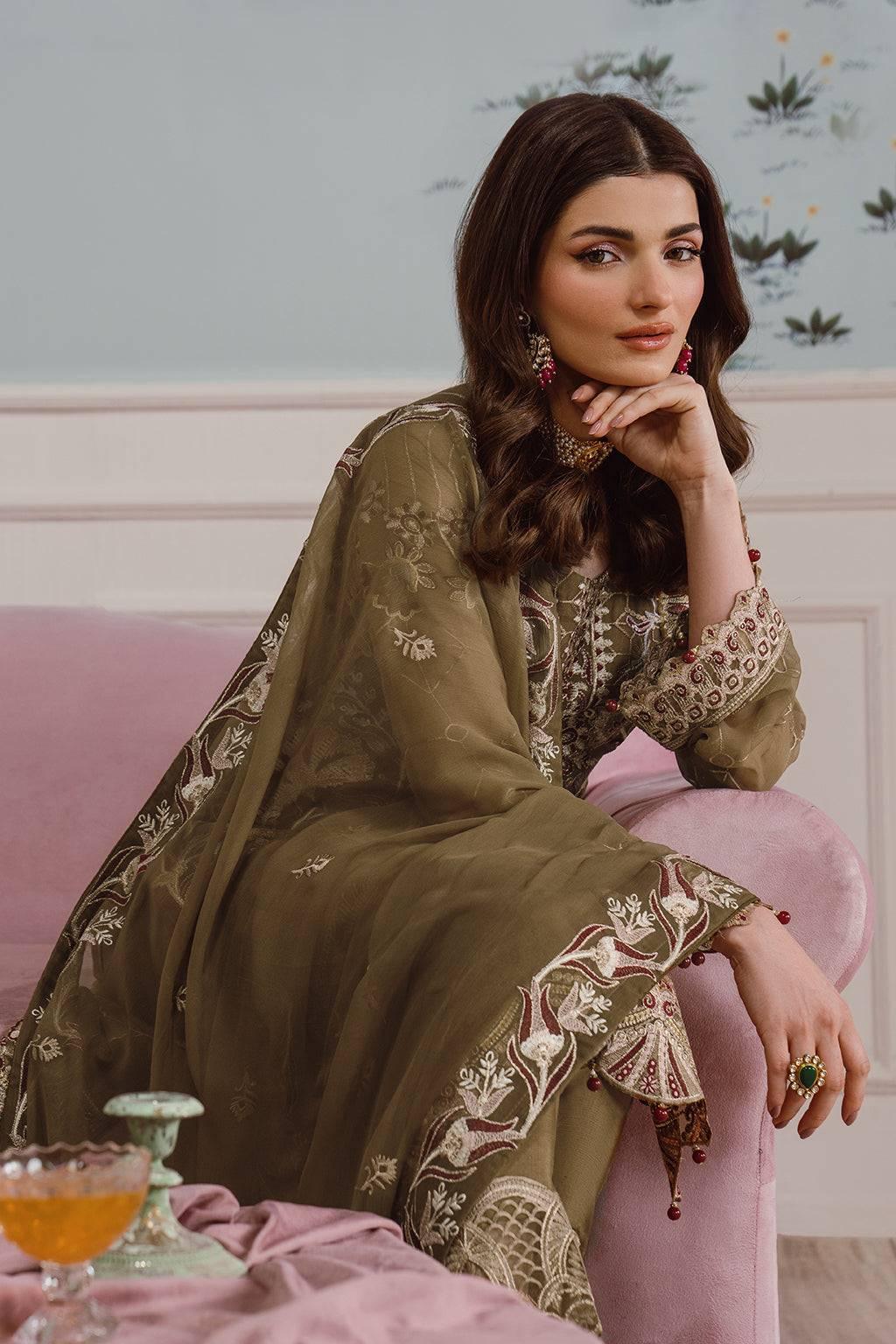 Ramsha Chiffon Collection - Vol. 25 (F-2510) - Pashtun Collections