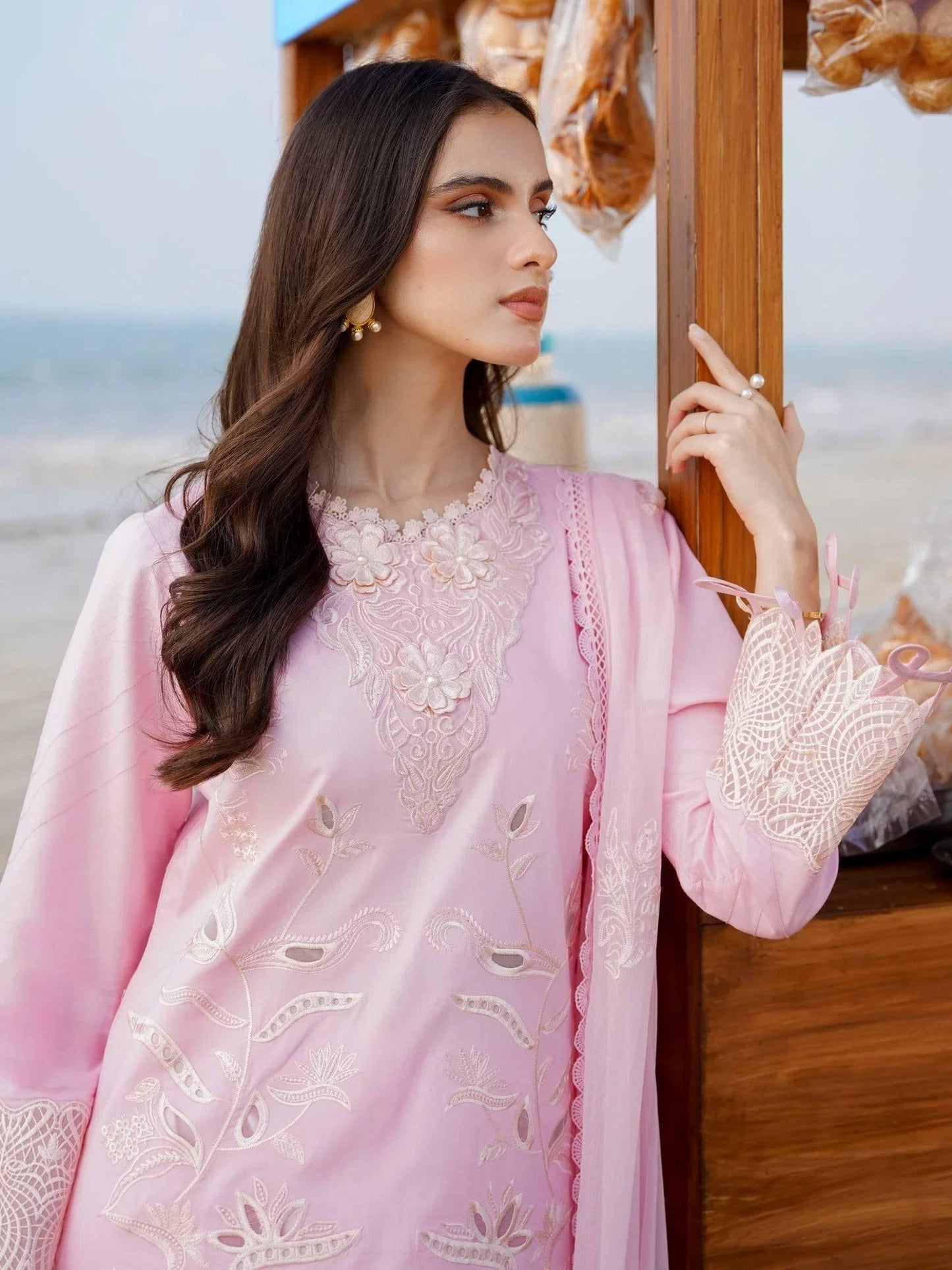 JANA (AF-03) - SAAGAR Luxury Festive Lawn '24 by AABYAAN - Pashtun Collections