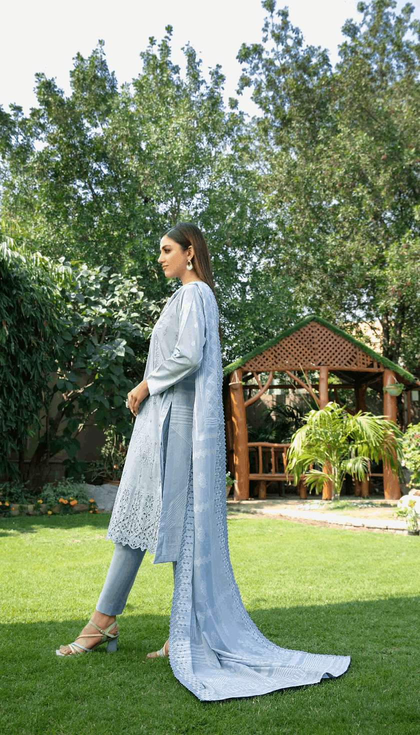 Gulshanara - Embroidered Lawn Banarsi Collection by Tawakkal Fabrics (D-2233) - Pashtun Collections