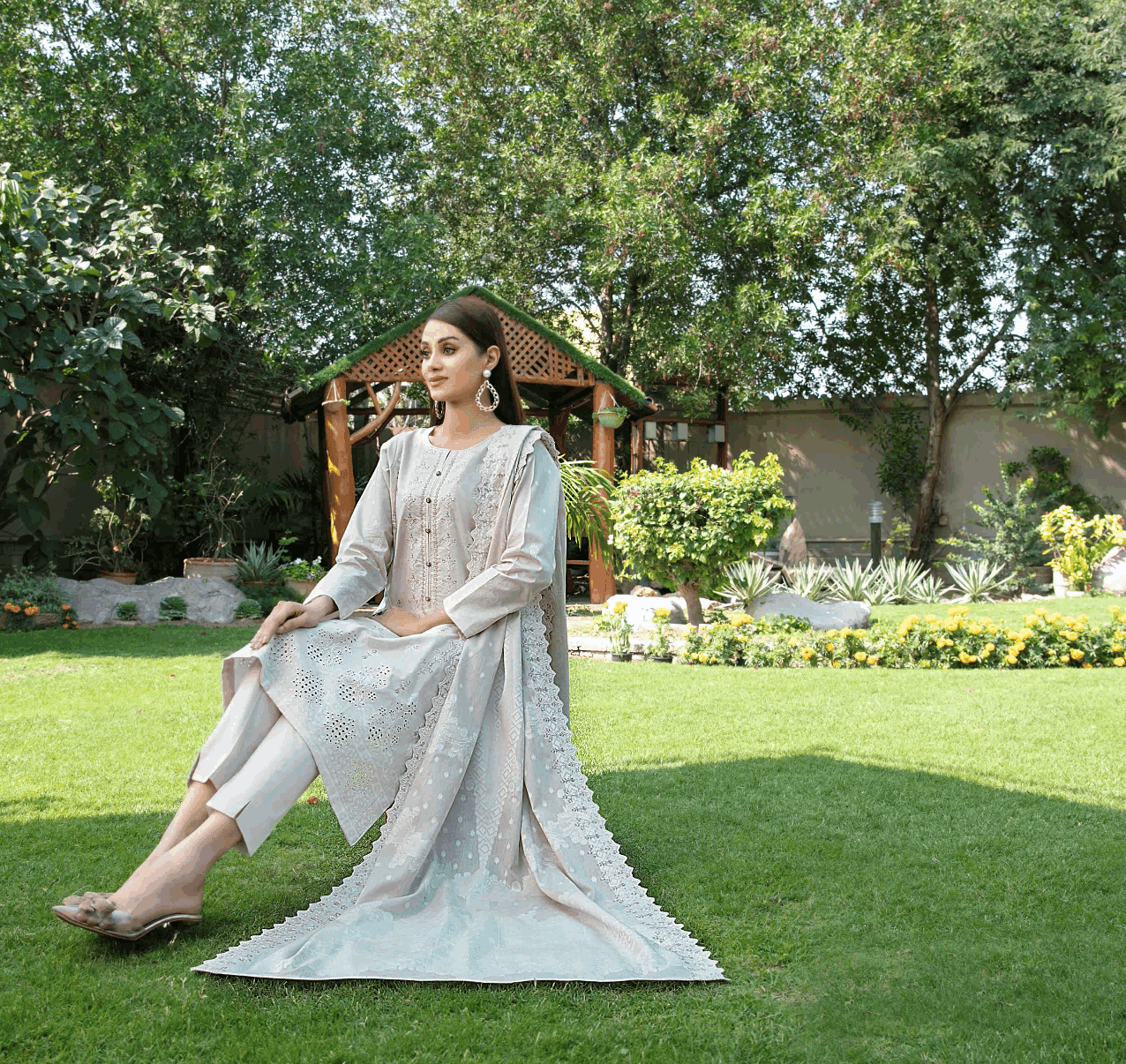 Gulshanara - Embroidered Lawn Banarsi Collection by Tawakkal Fabrics (D-2237) - Pashtun Collections