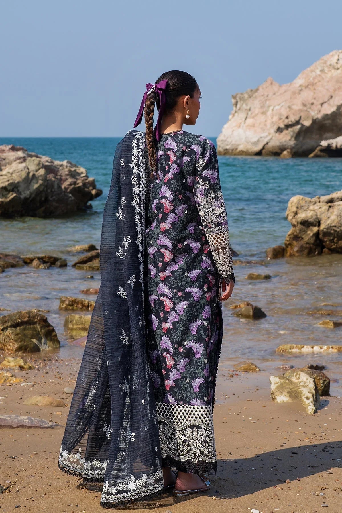 Afrozeh Endless Summer Lawn - Velour
