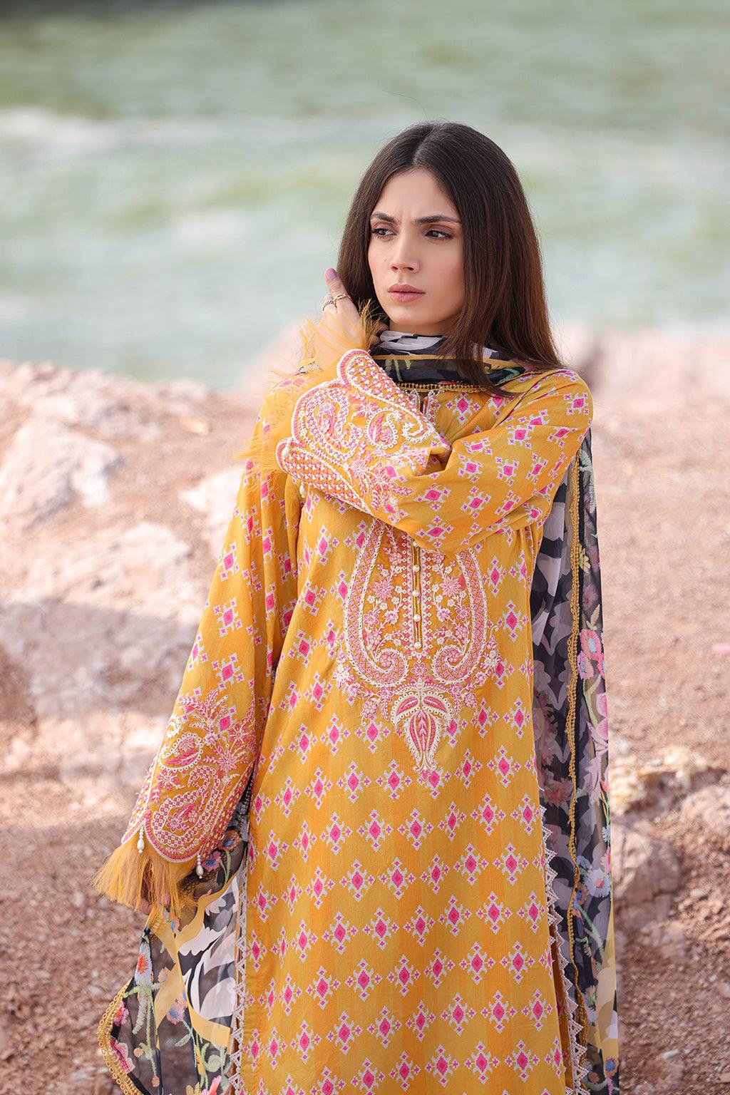 Tropicana Lawn by Ayzel 2024 | Meline - Pashtun Collections