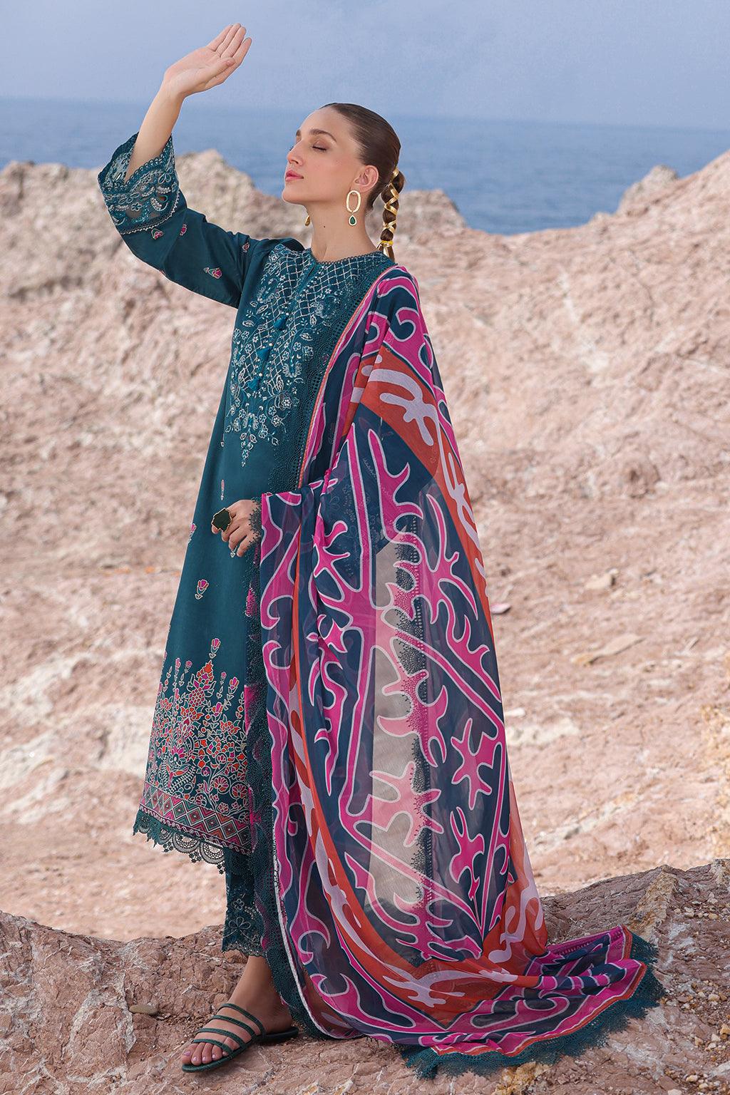 Tropicana Lawn by Ayzel 2024 | Peacock - Pashtun Collections