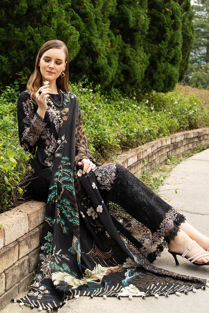 Ramsha - Andaaz Luxury Lawn Collection 2024 Vol-08 - Magical forest (Z-801) - Pashtun Collections