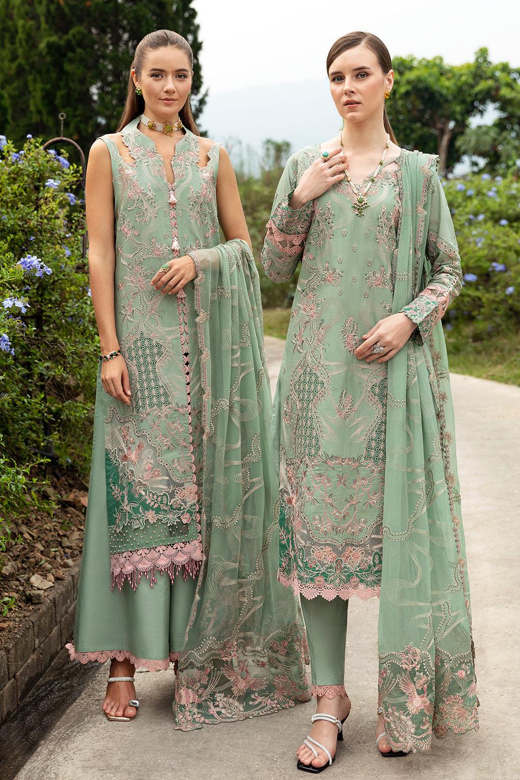 Ramsha - Andaaz Luxury Lawn Collection 2024 Vol-08 (Z-808) - Pashtun Collections