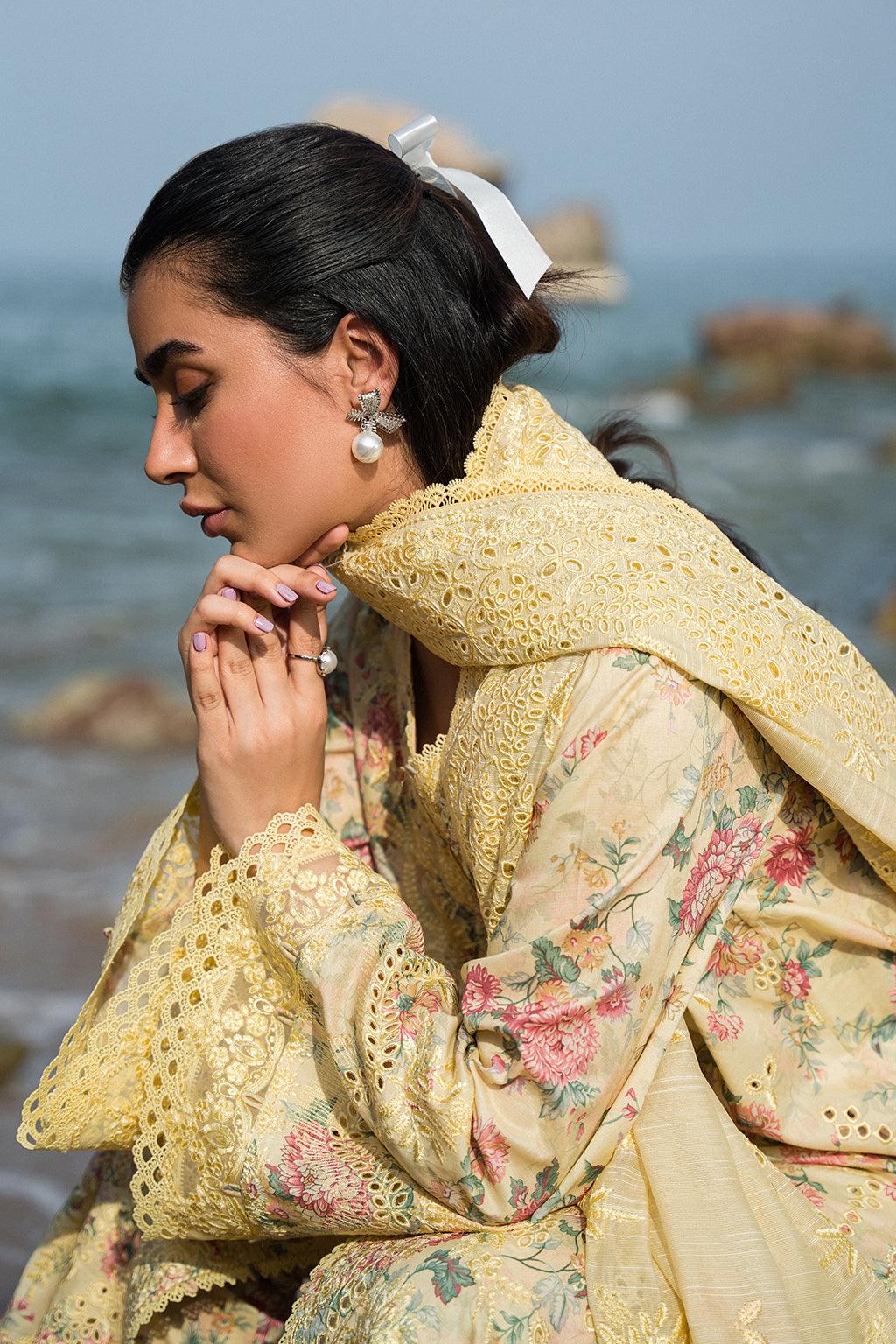 Afrozeh Summer Together Lawn Collection – Aspen - Pashtun Collections