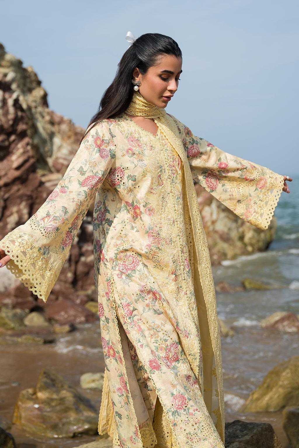 Afrozeh Summer Together Lawn Collection – Aspen - Pashtun Collections