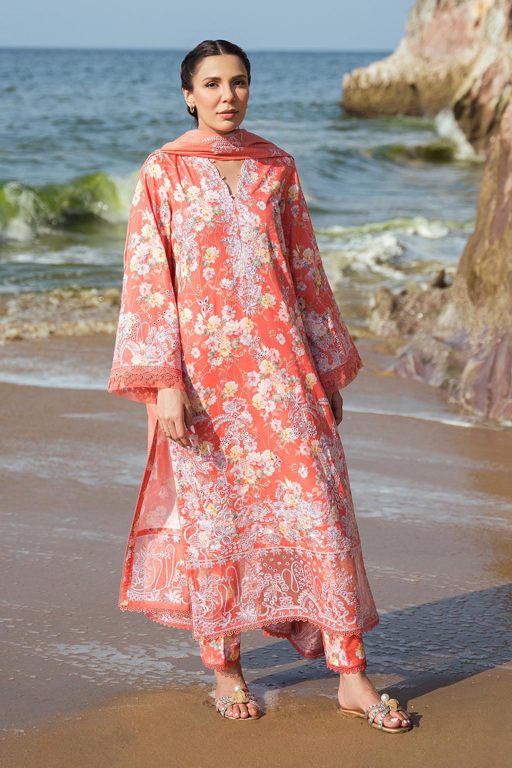 Afrozeh Summer Together Lawn Collection – Jasmine - Pashtun Collections