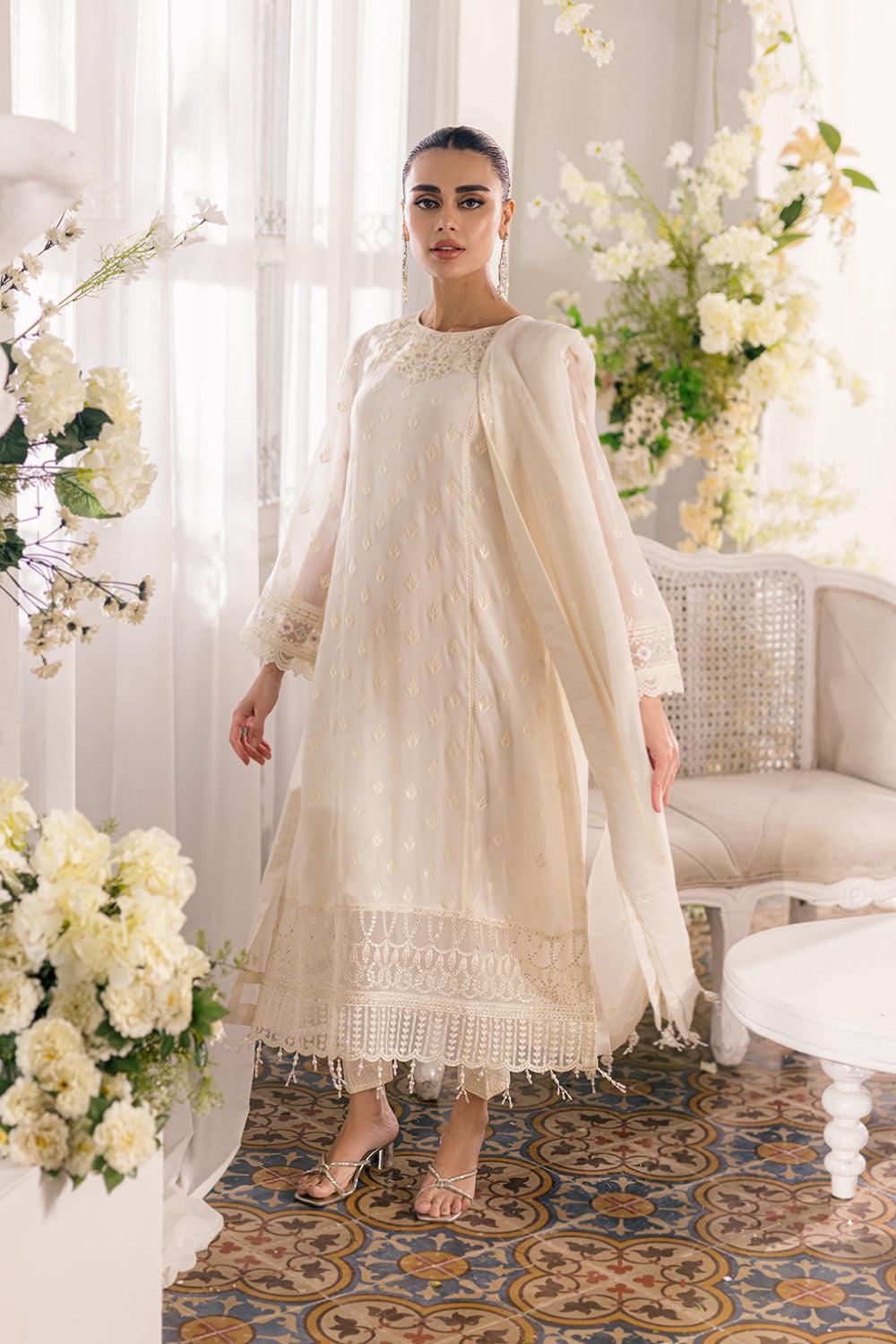 Azure Ensembled Festive's Luxe Collection - Angelic Frost - Pashtun Collections