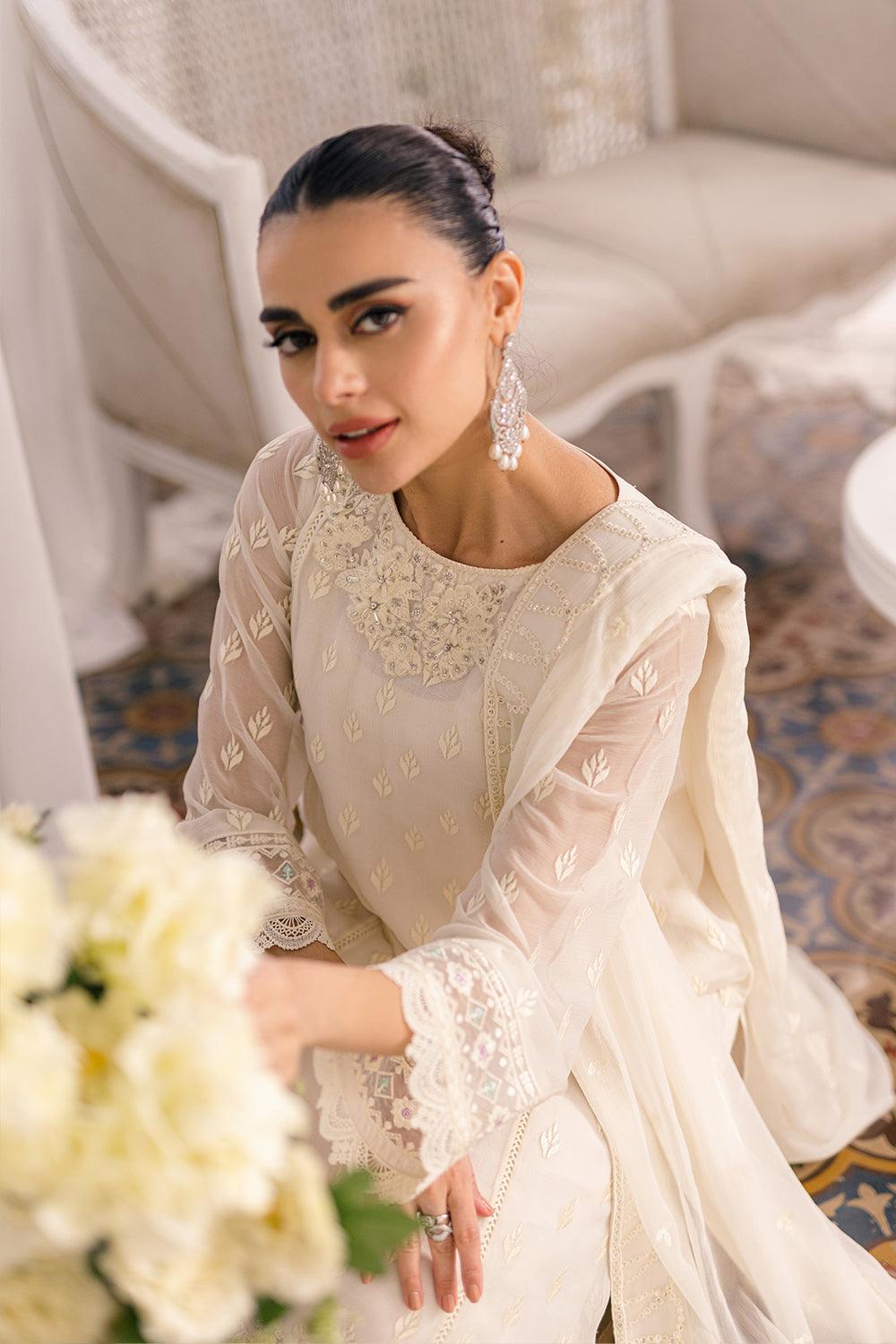 Azure Ensembled Festive's Luxe Collection - Angelic Frost - Pashtun Collections