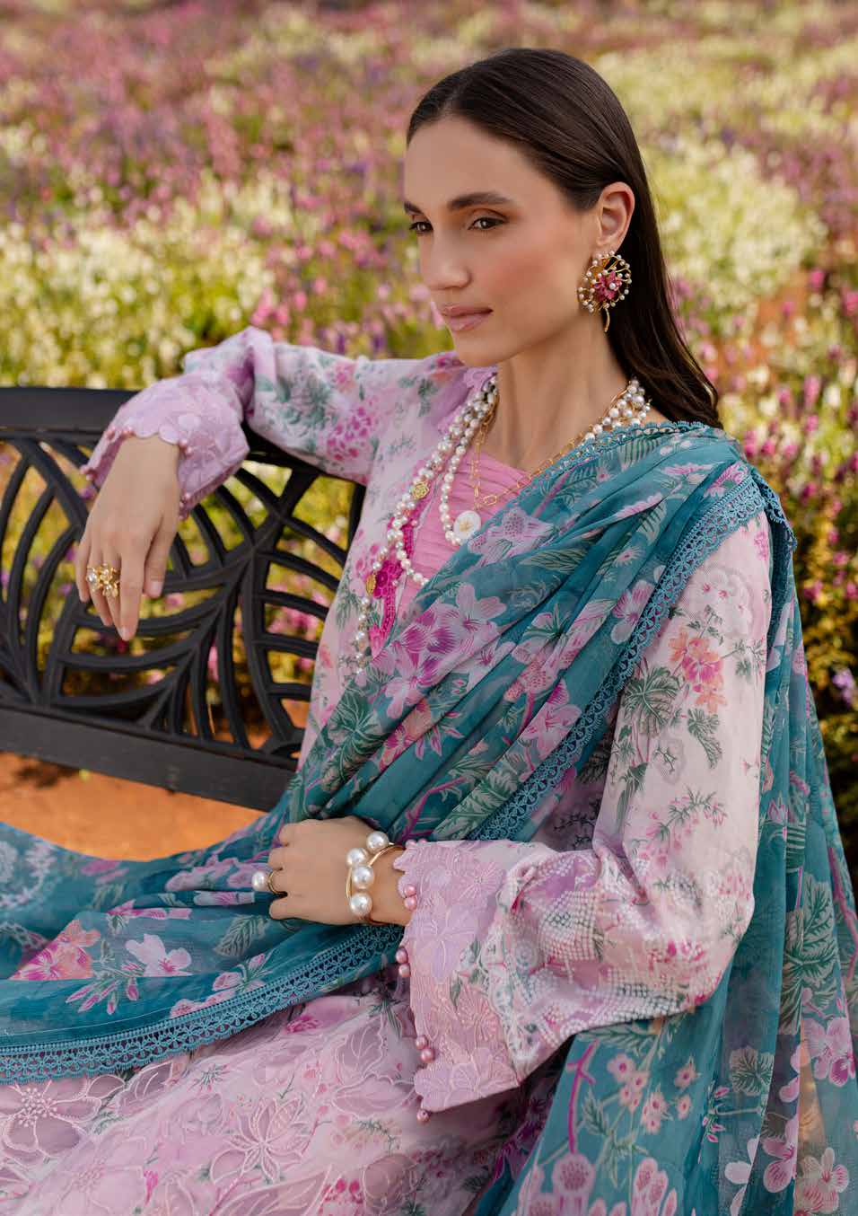 Pashtun Collections | NUREH Bloom '25 Lawn | BL-01