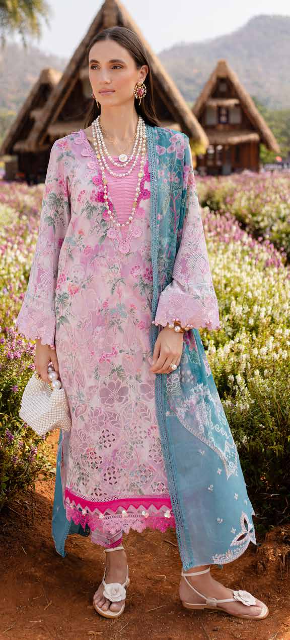 Pashtun Collections | NUREH Bloom '25 Lawn | BL-01