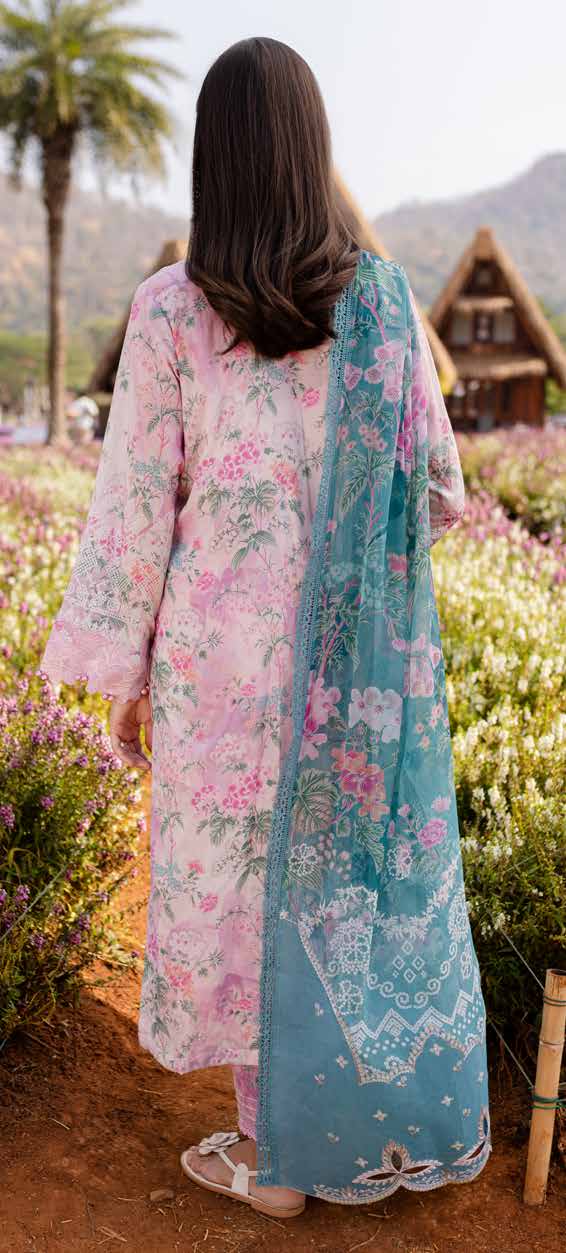 Pashtun Collections | NUREH Bloom '25 Lawn | BL-01