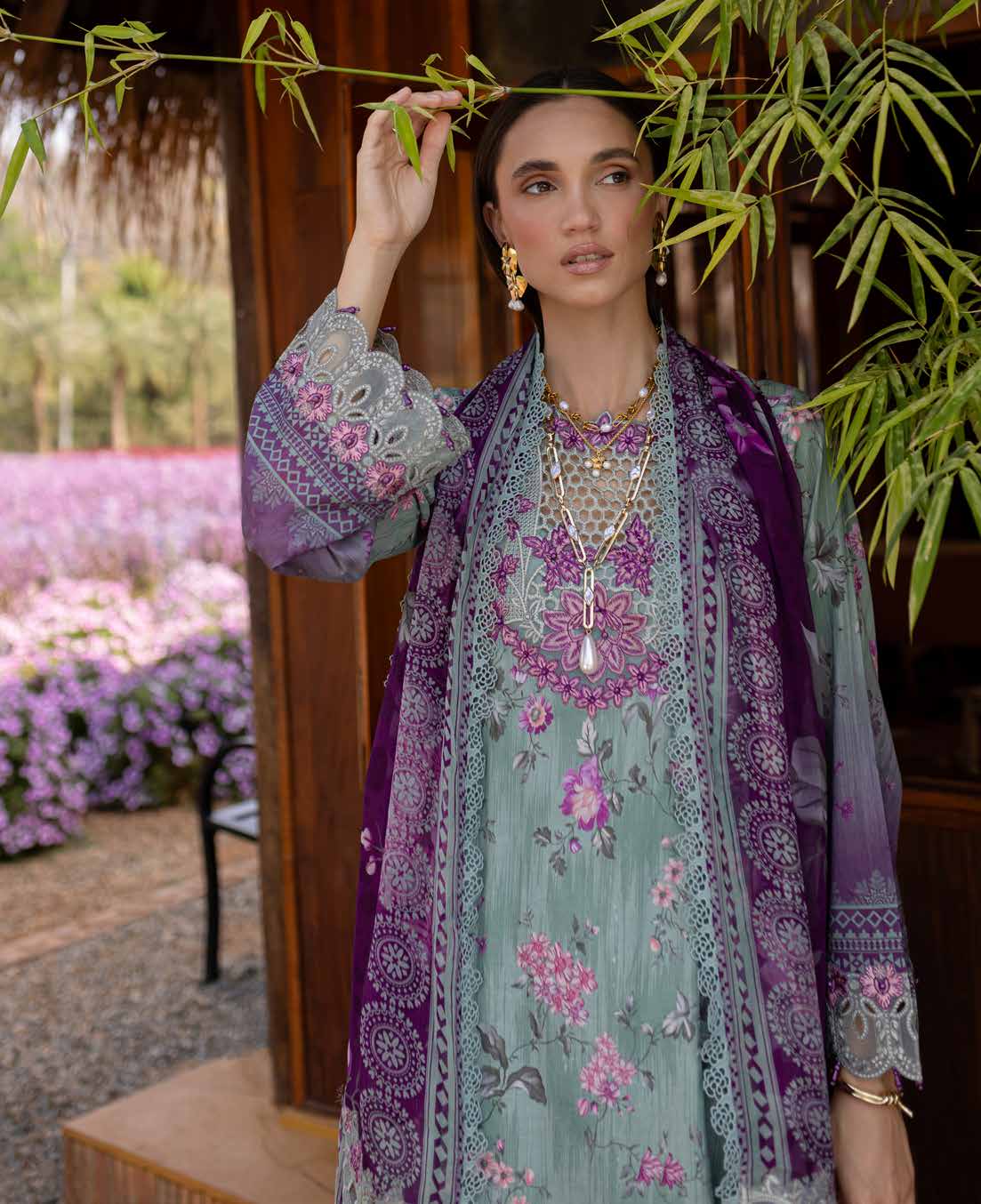 Pashtun Collections | NUREH Bloom '25 Lawn | BL-02