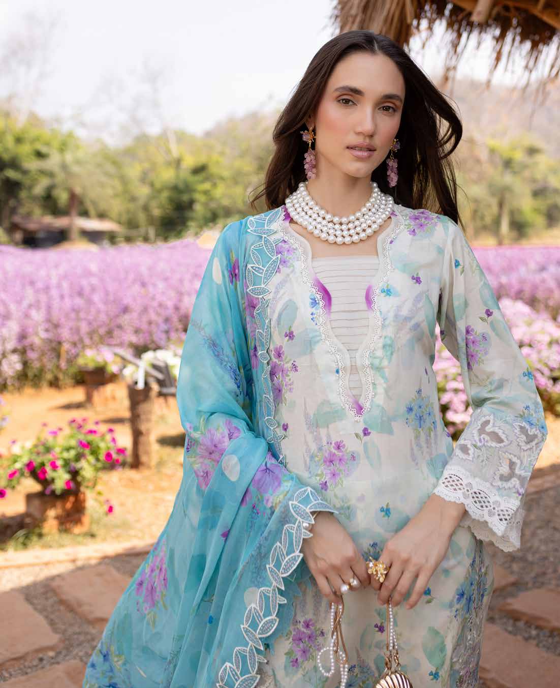 Pashtun Collections | NUREH Bloom '25 Lawn | BL-05