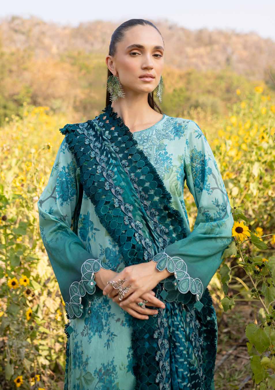 Pashtun Collections | NUREH Bloom '25 Lawn | BL-06