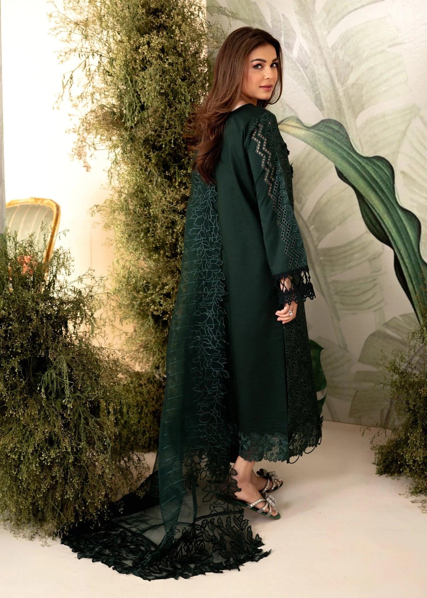 Aabyaan Apana Luxury Eid Festive Lawn Collection '24 - MAHGUL (AL-01) - Pashtun Collections