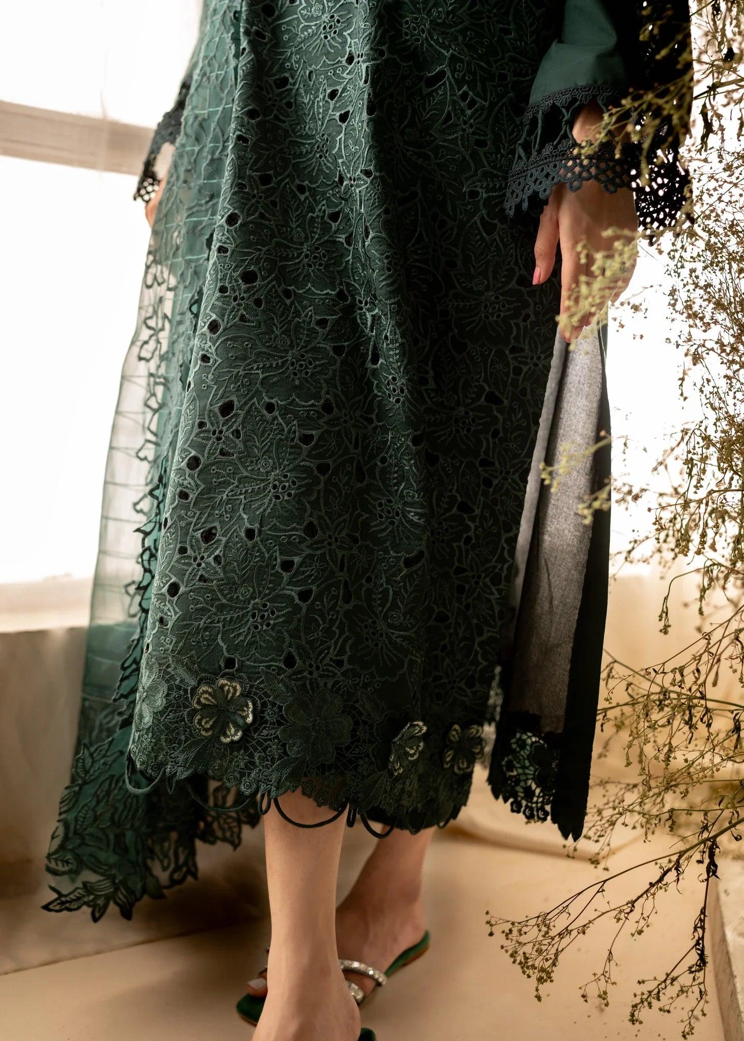 Aabyaan Apana Luxury Eid Festive Lawn Collection '24 - MAHGUL (AL-01) - Pashtun Collections