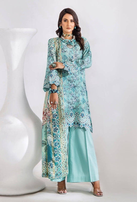 Innara Unstitched Lawn Collection by Adan's Libas (5663)