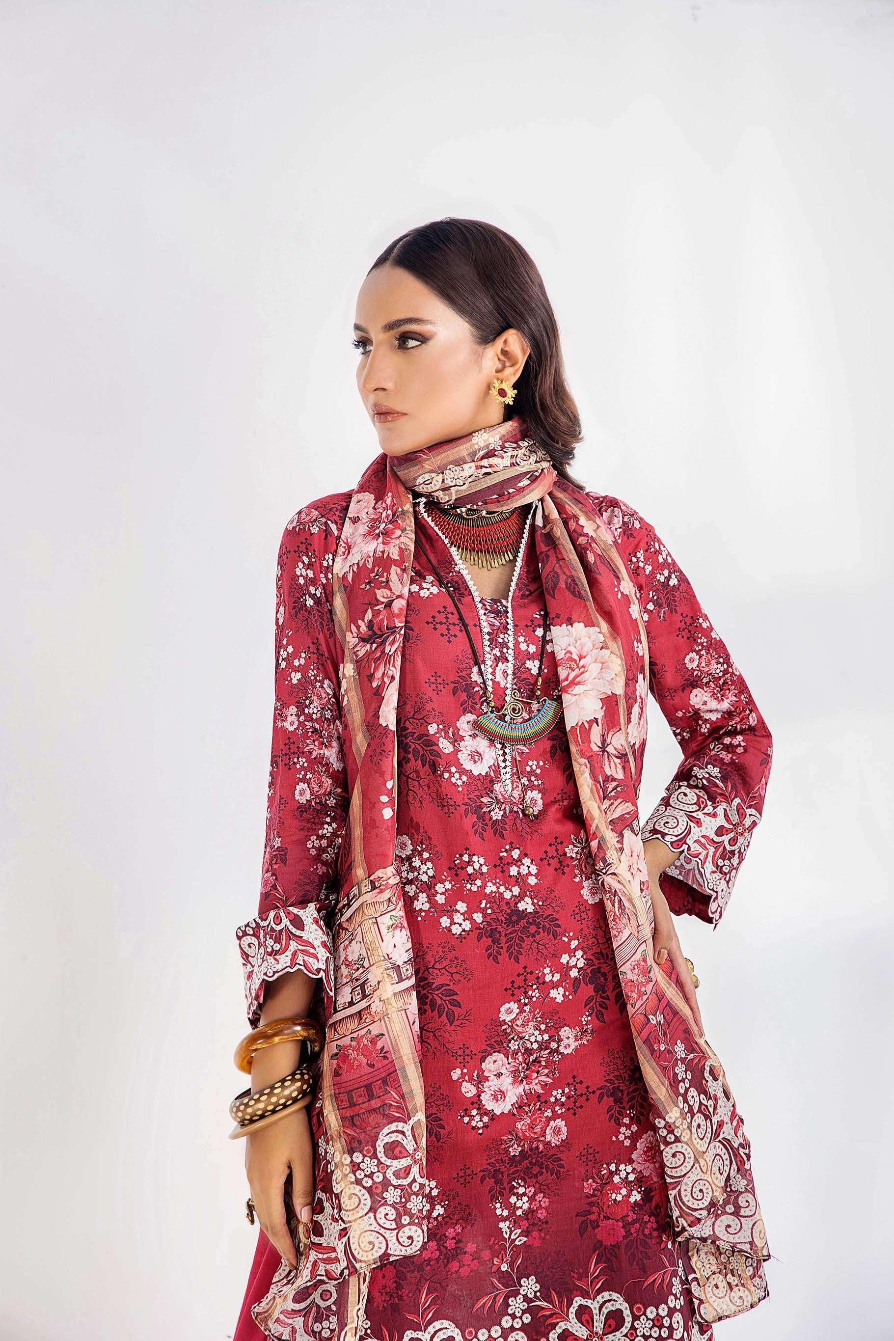 Innara Unstitched Lawn Collection by Adan's Libas (5665)