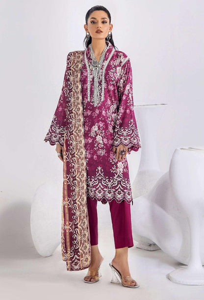 Innara Unstitched Lawn Collection by Adan's Libas (5666)