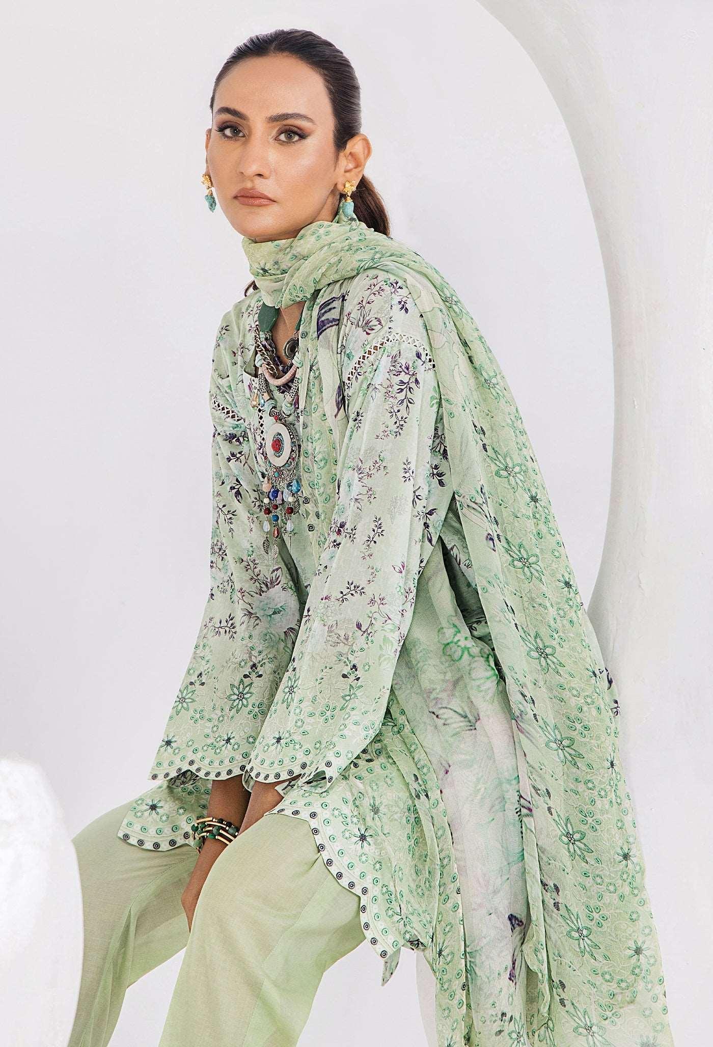 Innara Unstitched Lawn Collection by Adan's Libas (5669)