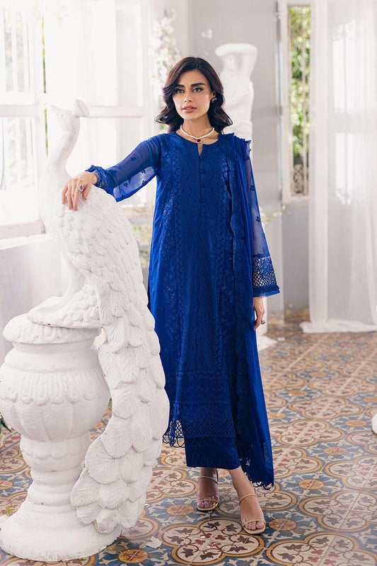 Azure Ensembled Festive's Luxe Collection - Iris Charm - Pashtun Collections