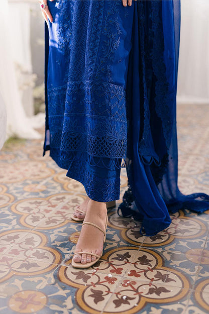 Azure Ensembled Festive's Luxe Collection - Iris Charm - Pashtun Collections