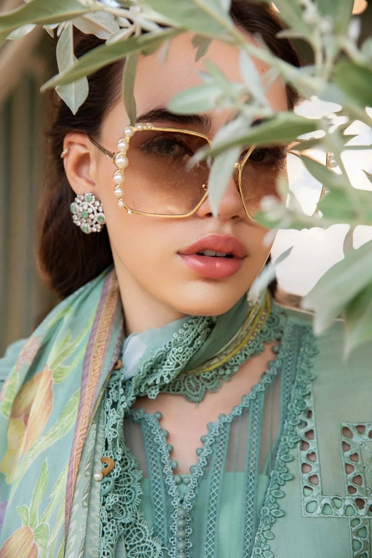 Maria.B MPrints Embroidered Lawn Unstitched 3Pc Suit - SS Collection -MPT-2501-B