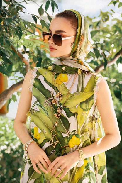 Maria.B MPrints Embroidered Lawn Unstitched 3Pc Suit - SS Collection -MPT-2503-A