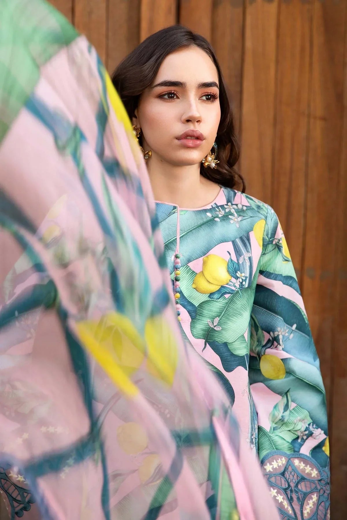 Maria.B MPrints Embroidered Lawn Unstitched 3Pc Suit - SS Collection -MPT-2503-B