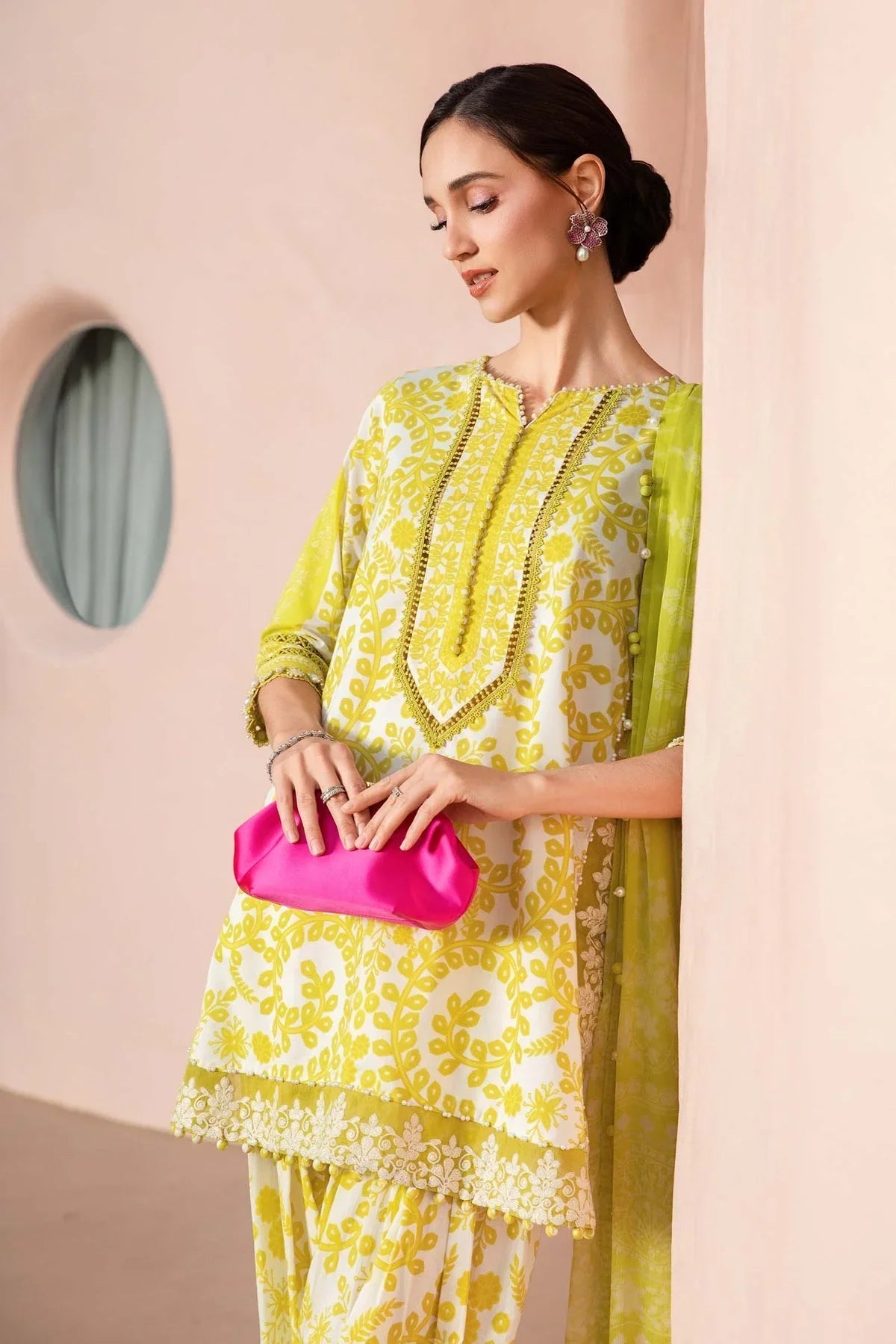 Maria.B MPrints Embroidered Lawn Unstitched 3Pc Suit - SS Collection -MPT-2504-A