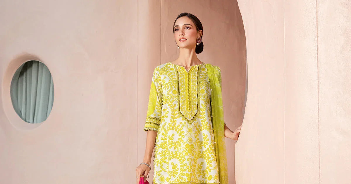 Maria.B MPrints Embroidered Lawn Unstitched 3Pc Suit - SS Collection -MPT-2504-A