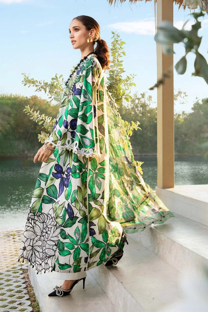 Maria.B MPrints Embroidered Lawn Unstitched 3Pc Suit - SS Collection -MPT-2505-A