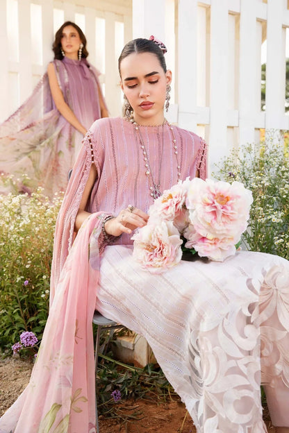 Maria.B MPrints Embroidered Lawn Unstitched 3Pc Suit - SS Collection -MPT-2506-A
