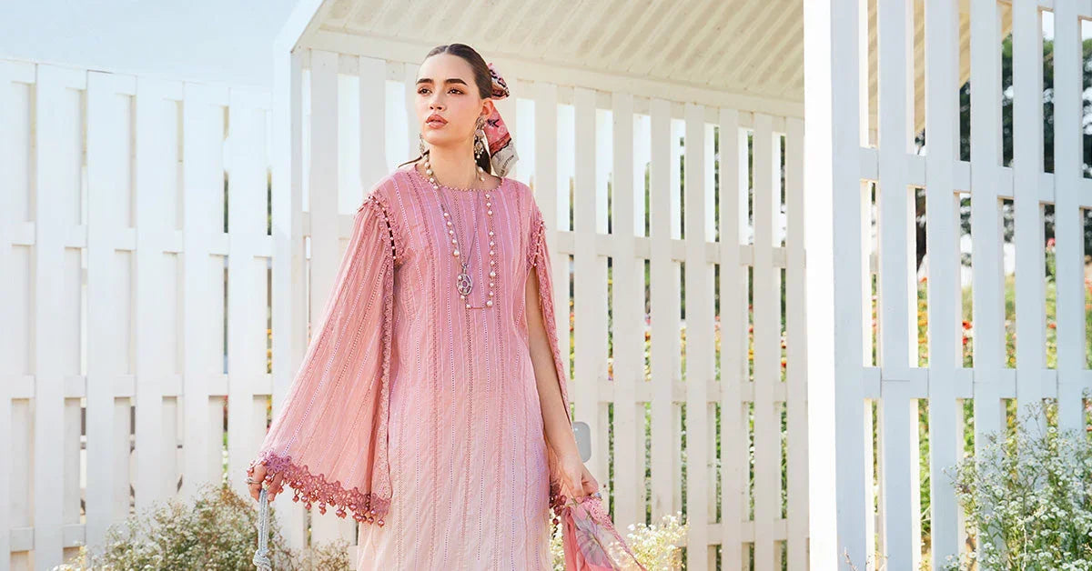 Maria.B MPrints Embroidered Lawn Unstitched 3Pc Suit - SS Collection -MPT-2506-A