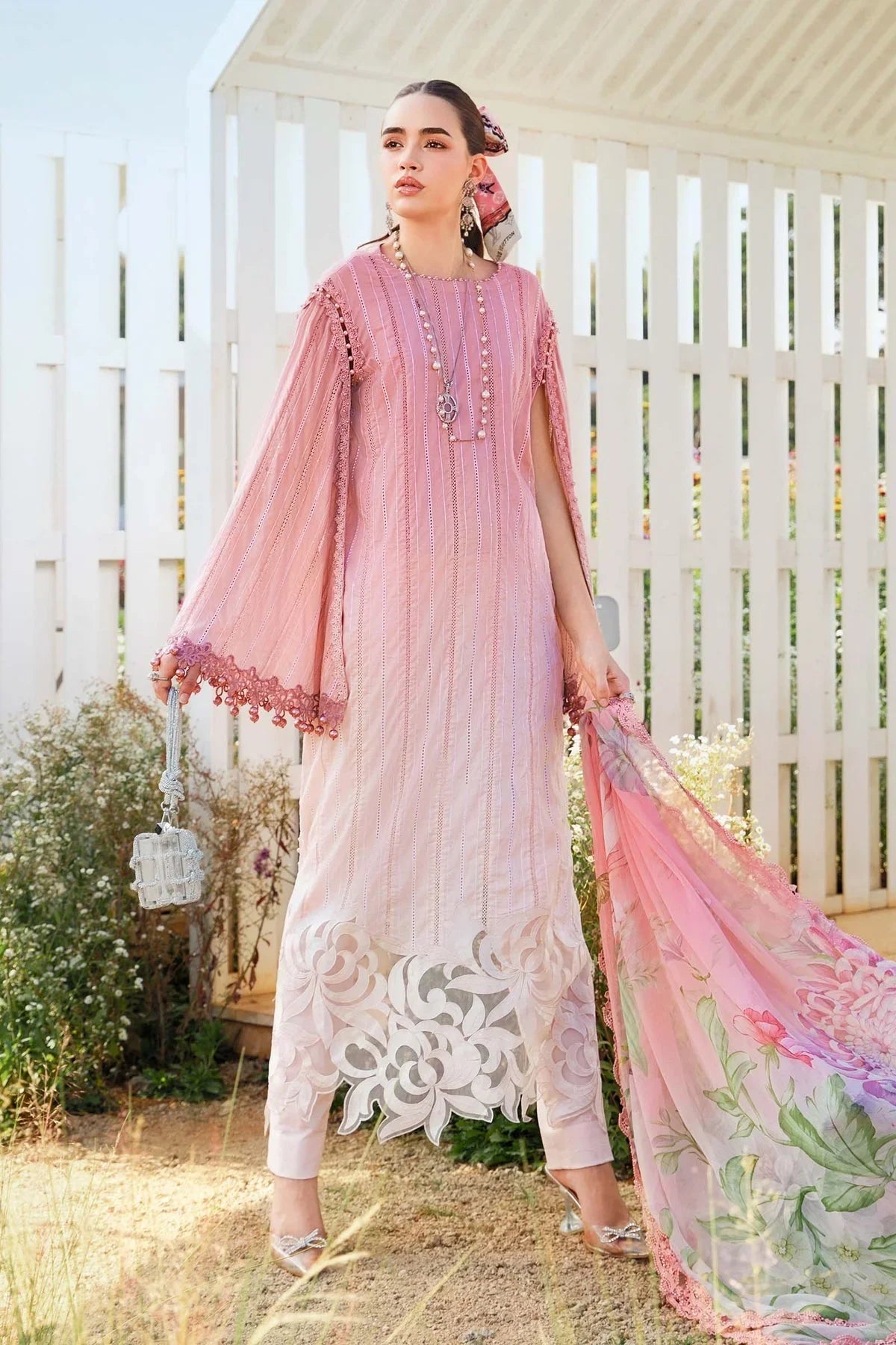 Maria.B MPrints Embroidered Lawn Unstitched 3Pc Suit - SS Collection -MPT-2506-A