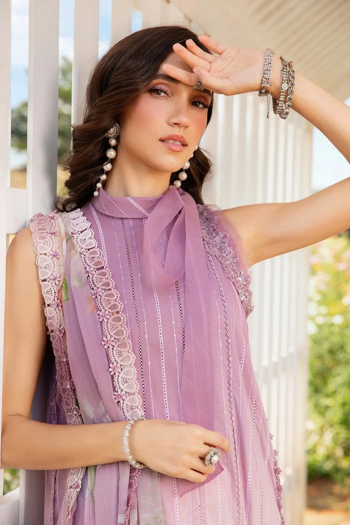 Maria.B MPrints Embroidered Lawn Unstitched 3Pc Suit - SS Collection -MPT-2506-B