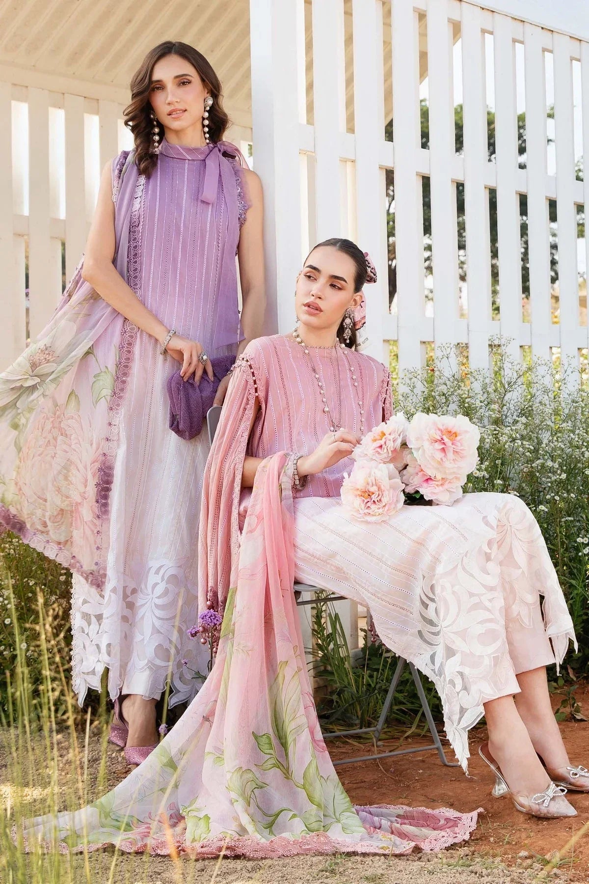 Maria.B MPrints Embroidered Lawn Unstitched 3Pc Suit - SS Collection -MPT-2506-B