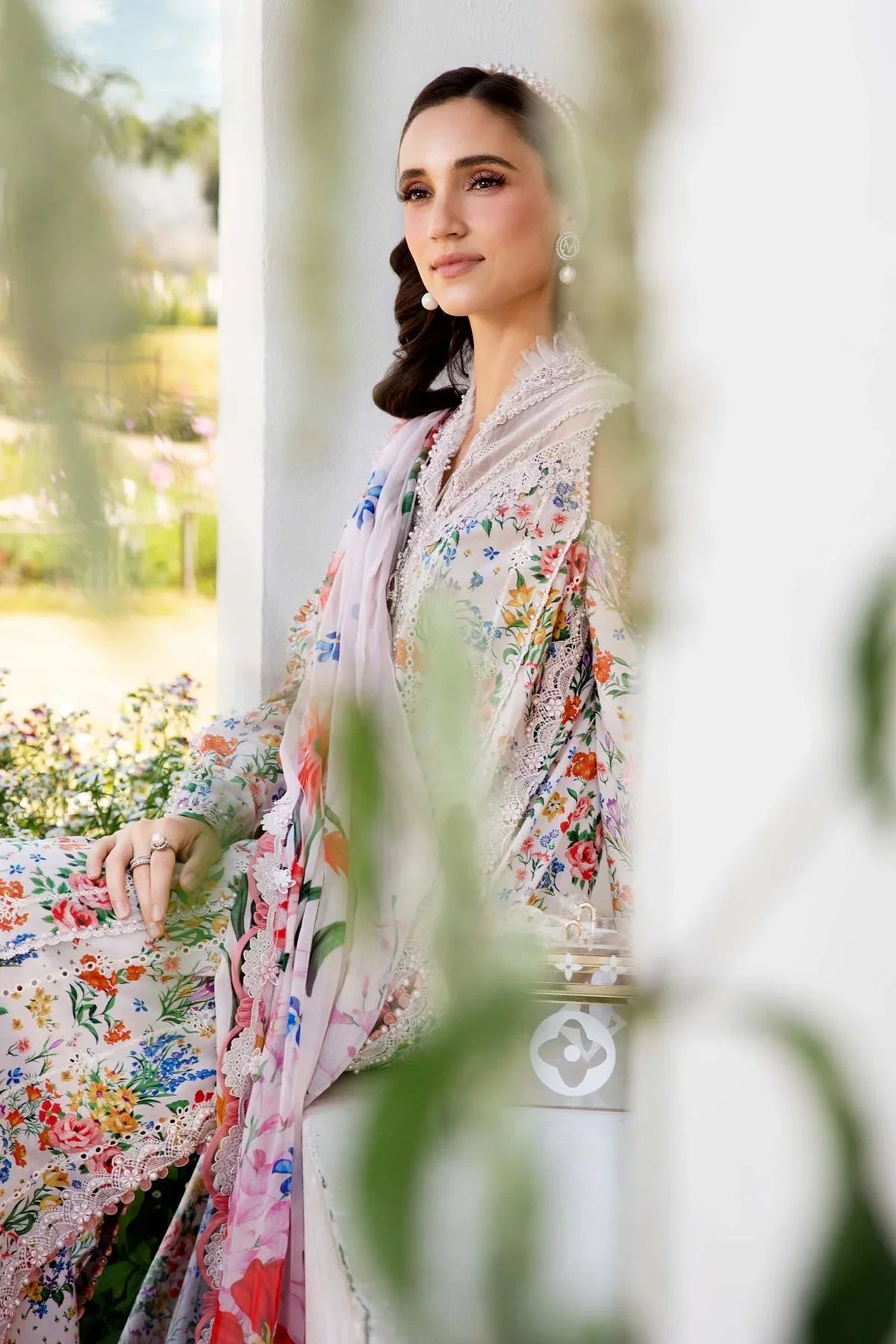 Maria.B MPrints Embroidered Lawn Unstitched 3Pc Suit - SS Collection -MPT-2507-A