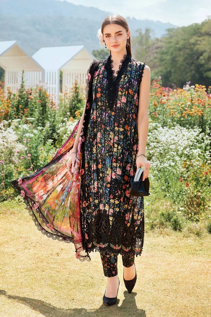 Maria.B MPrints Embroidered Lawn Unstitched 3Pc Suit - SS Collection -MPT-2507-B