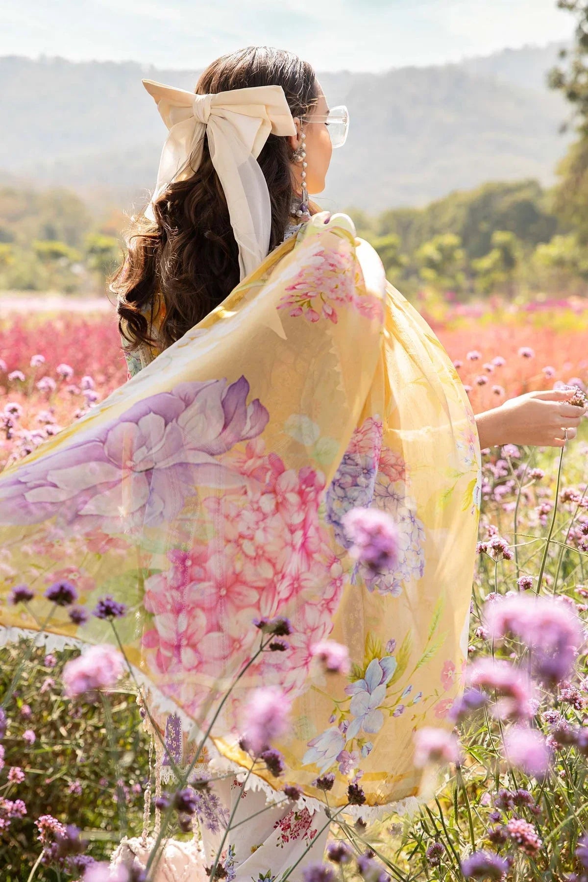 Maria.B MPrints Embroidered Lawn Unstitched 3Pc Suit - SS Collection -MPT-2509-A